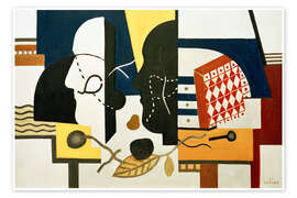 Wandbild Die beiden Profile, 1928 - Fernand Léger