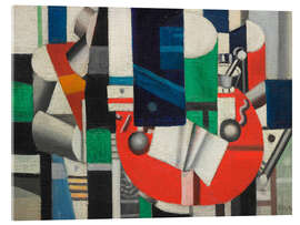 Acrylglasbild Der Rote Tisch, 1920 - Fernand Léger