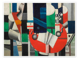 Wandbild Der Rote Tisch, 1920 - Fernand Léger