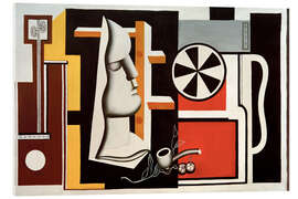 Acrylic print Still life with plaster mask, 1927 - Fernand Léger