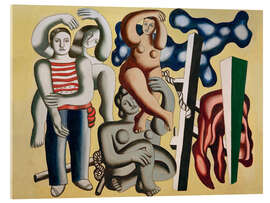 Tableau en verre acrylique The Acrobats, 1933 - Fernand Léger