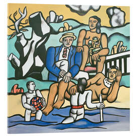 Acrylic print La partie de campagne (The Country Outing), 1954 - Fernand Léger