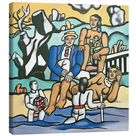 Leinwandbild La partie de campagne (Der Ausflug aufs Land), 1954 - Fernand Léger