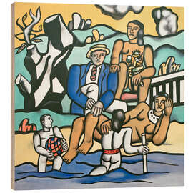 Holzbild La partie de campagne (Der Ausflug aufs Land), 1954 - Fernand Léger