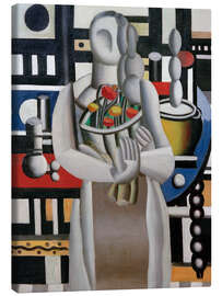 Leinwandbild Frau mit Blumen, 1920 - Fernand Léger