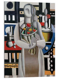 Quadro em plexi-alumínio Woman with Flowers, 1920 - Fernand Léger