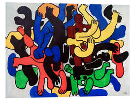 Acrylglasbild Die großen schwarzen Taucher