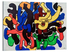 Quadro em alumínio The great black divers