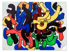 Wandsticker Die großen schwarzen Taucher