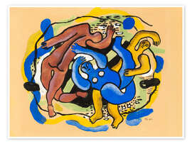 Wandbild Die Taucher, 1942 - Fernand Léger