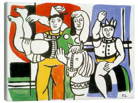 Leinwandbild Die Akrobaten - Fernand Léger