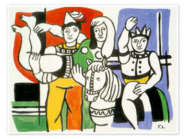 Wandbild Die Akrobaten - Fernand Léger