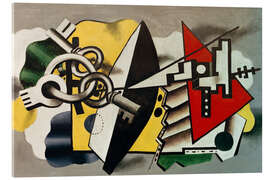 Acrylglasbild Komposition mit drei Schlüsseln, 1930