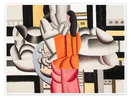 Wandbild Drei Frauen und Stillleben, 1920 - Fernand Léger