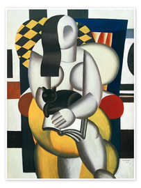 Wandbild Frau mit Katze, 1921 - Fernand Léger
