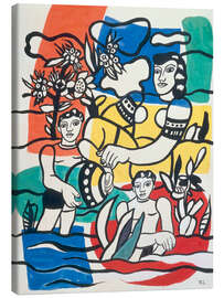 Leinwandbild Das Glück - Fernand Léger