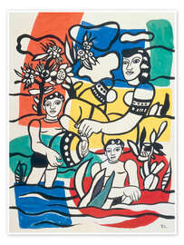 Wandbild Das Glück - Fernand Léger