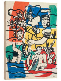 Holzbild Das Glück - Fernand Léger