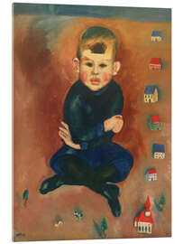 Quadro em acrílico Boy with toys, 1916 - Max Pechstein