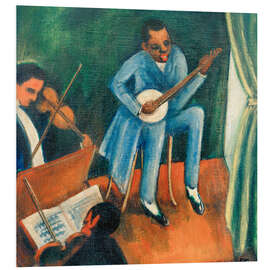 Hartschaumbild Musikanten, 1914