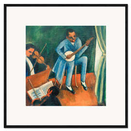 Gerahmter Kunstdruck Musikanten, 1914