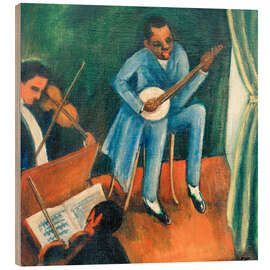 Holzbild Musikanten, 1914