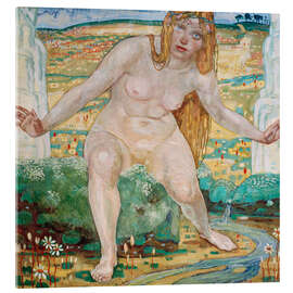 Acrylglasbild Die Quelle, 1906 - Max Pechstein