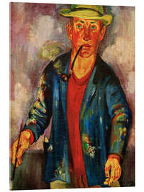 Acrylglasbild Selbstbildnis, 1926 - Max Pechstein