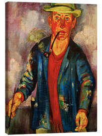 Leinwandbild Selbstbildnis, 1926 - Max Pechstein