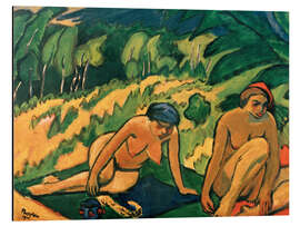 Alubild Frauen im Grünen, 1911 - Max Pechstein