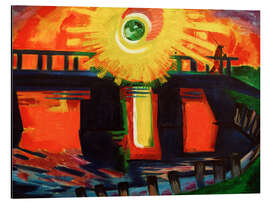 Alubild Sonnenuntergang, 1921