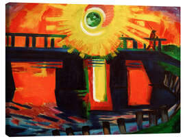 Leinwandbild Sonnenuntergang, 1921