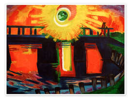 Wandbild Sonnenuntergang, 1921 - Max Pechstein