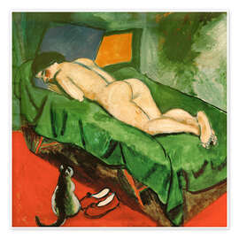 Wandbild Liegender Rückenakt, 1911 - Max Pechstein