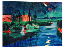 Acrylglasbild Abend, 1922
