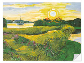 Wandsticker Feld mit Wicken, 1927