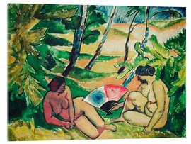 Acrylglasbild Die Badenden, 1912