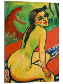 Alubild Sitzender weiblicher Akt, 1910 - Max Pechstein