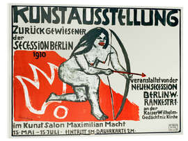 Acrylglasbild Kunstausstellung der Secession Berlin, 1910 - Max Pechstein