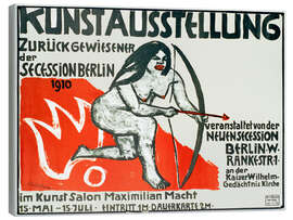 Leinwandbild Kunstausstellung der Secession Berlin, 1910 - Max Pechstein