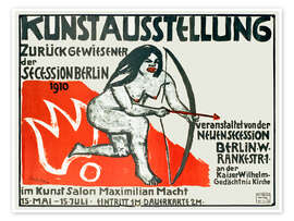 Wandbild Kunstausstellung der Secession Berlin, 1910 - Max Pechstein