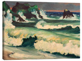 Leinwandbild Stürmische See, 1924 - Max Pechstein
