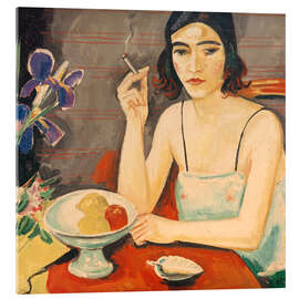 Acrylglasbild Modellpause, 1925 - Max Pechstein