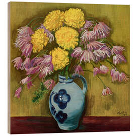 Holzbild Chrysanthemen, 1937