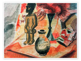 Wandbild Exotisches Stillleben, 1922 - Max Pechstein