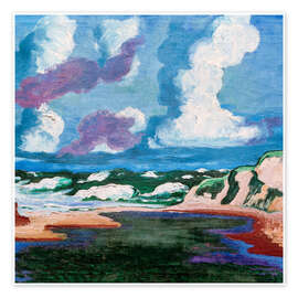 Wandbild Aufkommender Sturm, 1930 - Max Pechstein