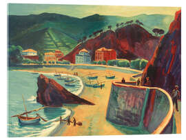 Acrylglasbild Monterosso al Mare, 1924 - Max Pechstein