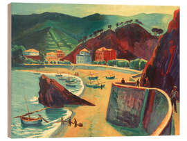 Holzbild Monterosso al Mare, 1924 - Max Pechstein