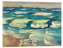 Acrylglasbild Brandung, 1936 - Max Pechstein