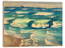 Holzbild Brandung, 1936 - Max Pechstein